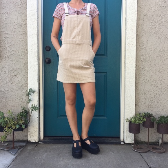 Forever 21 Dresses & Skirts - FLASH SALE Corduroy mini skirt overalls romper